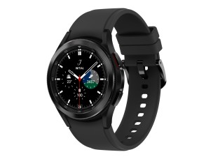 Samsung Galaxy Watch4 Classic - black - smart watch with ridge sport band - black - 16 GB