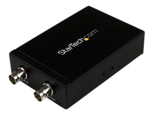 StarTech.com SDI to HDMI Converter - 3G SDI to HDMI Adapter with SDI Loop Through Output - SDI to HDMI Audio/Video Adapter - 755ft (230m) (SDI2HD) - video converter - black