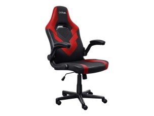 Trust GXT 703R RIYE - gaming chair - elastic fabric, PU leather (thermoplastic polyurethane + polycarbonate) - red
