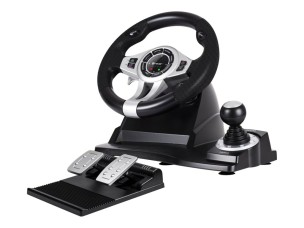 Tracer Roadster 4 in 1 - wheel, pedals and gear shift lever set - wired
