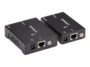 StarTech.com HDMI over CAT5e / CAT6 Ethernet Extender with HDBaseT - 4K@115ft, 1080p@230ft - HDMI Video Transmitter and Receiver Kit w/ POC (ST121HDBTE) - video/audio extender