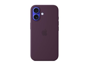 iPhone 16 Silicone Case with MagSafe - Plum