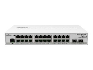 MikroTik Cloud Router Switch CRS326-24G-2S+IN - switch - 26 ports - Managed