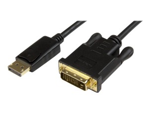 StarTech.com DisplayPort to DVI Converter Cable - DP to DVI Adapter - 3ft - 1920x1200 (DP2DVI2MM3) - display cable - 91.4 cm