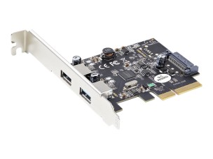 StarTech.com 2-Port USB PCIe Card 10Gbps/port - USB 3.1/3.2 Gen 2 Type-A PCI Express 3.0 x2 Host Controller Expansion Card - Windows/Linux - USB adapter - PCIe 3.0 x4 - USB-C 3.1 Gen 2 x 2 - TAA Compliant