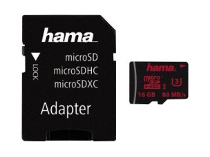 Hama - flash memory card - 16 GB - microSDHC UHS-I