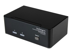 StarTech.com DVI KVM Switch with Audio & USB 2.0 Hub - 2-Port USB KVM Switch - 1920 x 1200 - Dual Monitor KVM Switch (SV231DD2DUA) - KVM / audio / USB switch - 2 ports