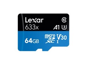 Lexar High Performance - flash memory card - 64 GB - SDXC UHS-I