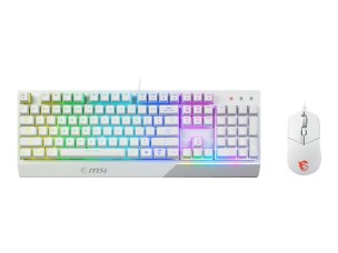 MSI Vigor GK30 combo - keyboard and mouse set - white Input Device