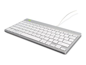 R-Go Compact Break - keyboard - with integrated break indicator - QWERTY - US - white Input Device