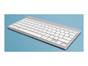 R-Go Compact Break - keyboard - with integrated break indicator - QWERTY - UK - white Input Device