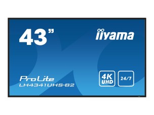 iiyama ProLite LH4341UHS-B2 43" Class (42.5" viewable) LED-backlit LCD display - 4K - for digital signage