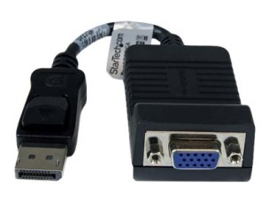 StarTech.com DisplayPort to VGA Adapter - 1920x1200 - Active DP to VGA Video Converter - Plug and Play DP to VGA Connector (DP2VGA) - display adapter - 25 cm