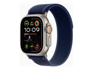 Apple Watch Ultra 2 GPS + Cellular 49mm Natural Titanium Case with Blue Trail Loop - M/L