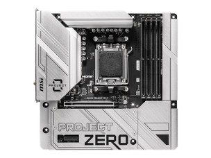 MSI B650M PROJECT ZERO - motherboard - micro ATX - Socket AM5 - AMD B650