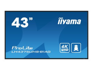 iiyama ProLite LH4375UHS-B1AG 43" Class (42.5" viewable) LED-backlit LCD display - 4K - for digital signage