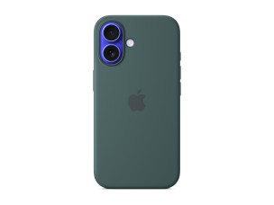 iPhone 16 Silicone Case with MagSafe - Lake Green