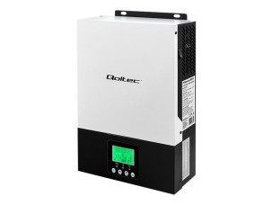 Qoltec - power converter - 80A, hybrid solar inverter, MPPT, off-grid, sine - 2.4 kW - 3000 VA