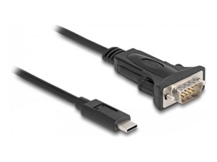 Delock - serial adapter - USB-C 3.1 Gen 1 / Thunderbolt 3 - RS-232 x 1