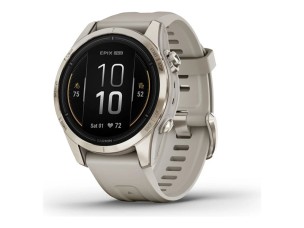 Garmin epix Pro Standard Edition 2nd generation - soft gold stainless steel - Yes smart watch with band - light sand - 32 GB