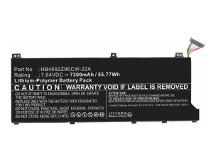 CoreParts - laptop battery - 7.64V - Li-pol - 7300 mAh - 55.77 Wh