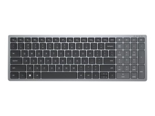 Dell KB740 - keyboard - compact, multi device - QWERTY - US International - titan grey