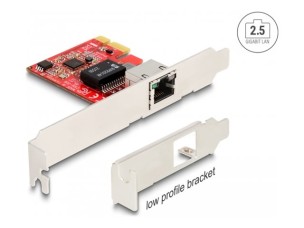 Delock - network adapter - PCIe - 10M/100M/1G/2.5 Gigabit Ethernet