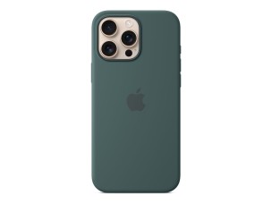 iPhone 16 Pro Max Silicone Case with MagSafe - Lake Green