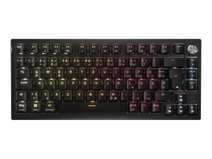 CORSAIR K65 PLUS Wireless - keyboard - hot-swappable - 75% compact - QWERTY - English - black Input Device