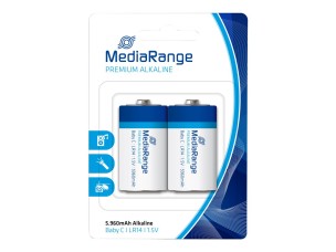 MediaRange Premium battery - 2 x LR14 / C type - Alkaline