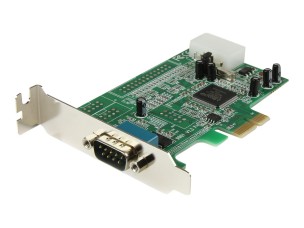 StarTech.com 1 Port Low Profile Native RS232 PCI Express Serial Card with 16550 UART (PEX1S553LP) - serial adapter - PCIe - RS-232