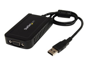 StarTech.com USB to VGA Adapter - 1920x1200 - External Video & Graphics Card - Dual Monitor Display Adapter - Supports Windows (USB2VGAE3) - USB / VGA adapter - USB to HD-15 (VGA) - TAA Compliant - 50 cm