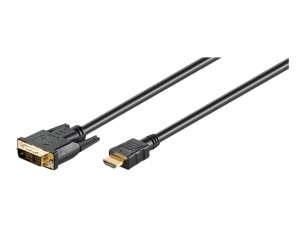 goobay adapter cable - HDMI / DVI - 1 m