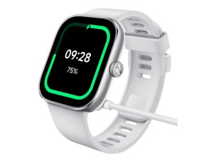 Xiaomi Redmi Watch 4 smart watch with strap - white - silver grey