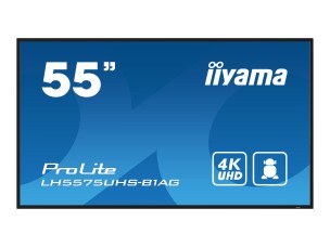 iiyama ProLite LH5575UHS-B1AG 55" Class (54.6" viewable) LED-backlit LCD display - 4K - for digital signage