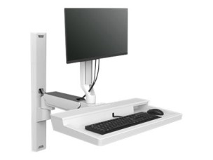 Ergotron CareFit Combo System mounting kit - modular - for LCD display / keyboard / mouse - white