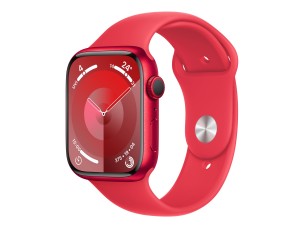 Apple Watch Series 9 (GPS) (PRODUCT) RED - red aluminium - smart watch with sport band - red - 64 GB