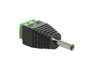 Delock Adapter DC 1.3 x 3.5 mm male > Terminal Block 2 pin - audio adaptor