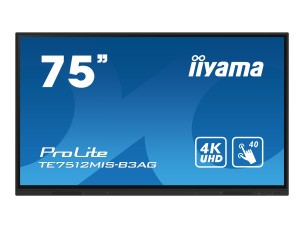iiyama ProLite TE7512MIS-B3AG 75" Class (74.5" viewable) LED-backlit LCD display - 4K - for digital signage / interactive communication