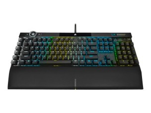 CORSAIR Gaming K100 RGB - keyboard - German - anodised black brushed aluminium Input Device