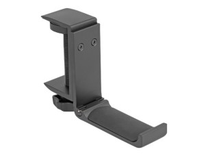 Delock - holder for headphones - adjustable, for desk mounting, aluminium