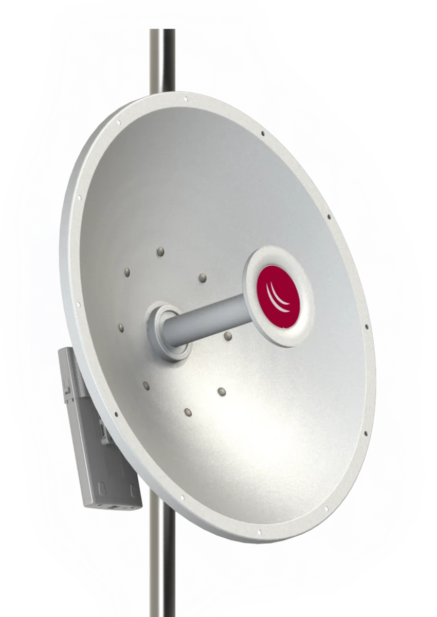 MikroTik paraboliskā antena Point-to-Point savienojumiem